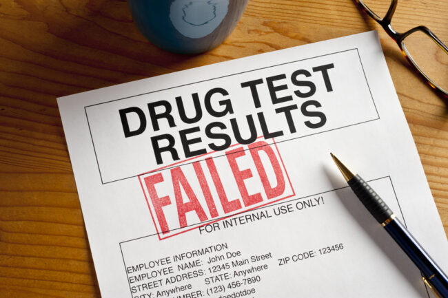 Failed Drug Test