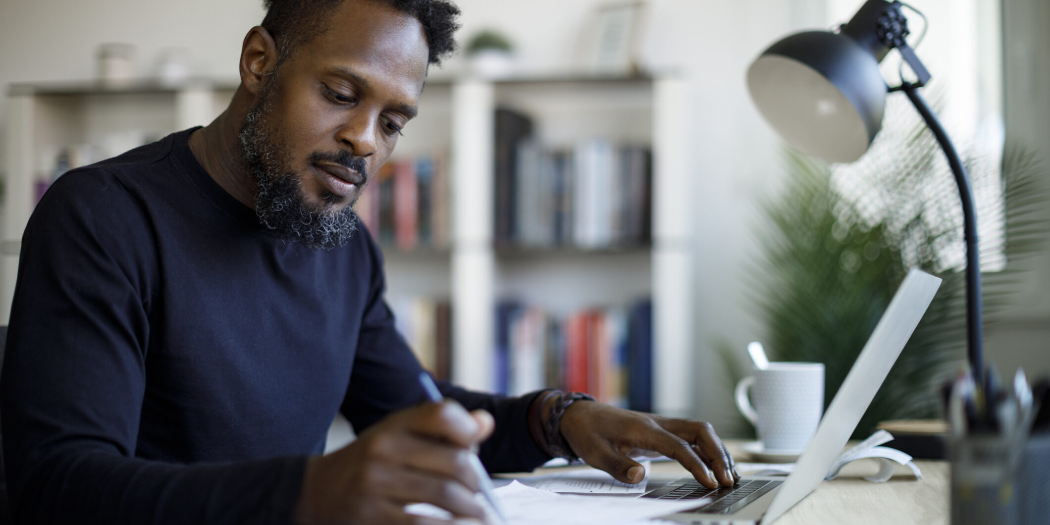 Man making sure he hits his end of year transparency deadlines. Man making sure he hits his end of year transparency deadlines.
