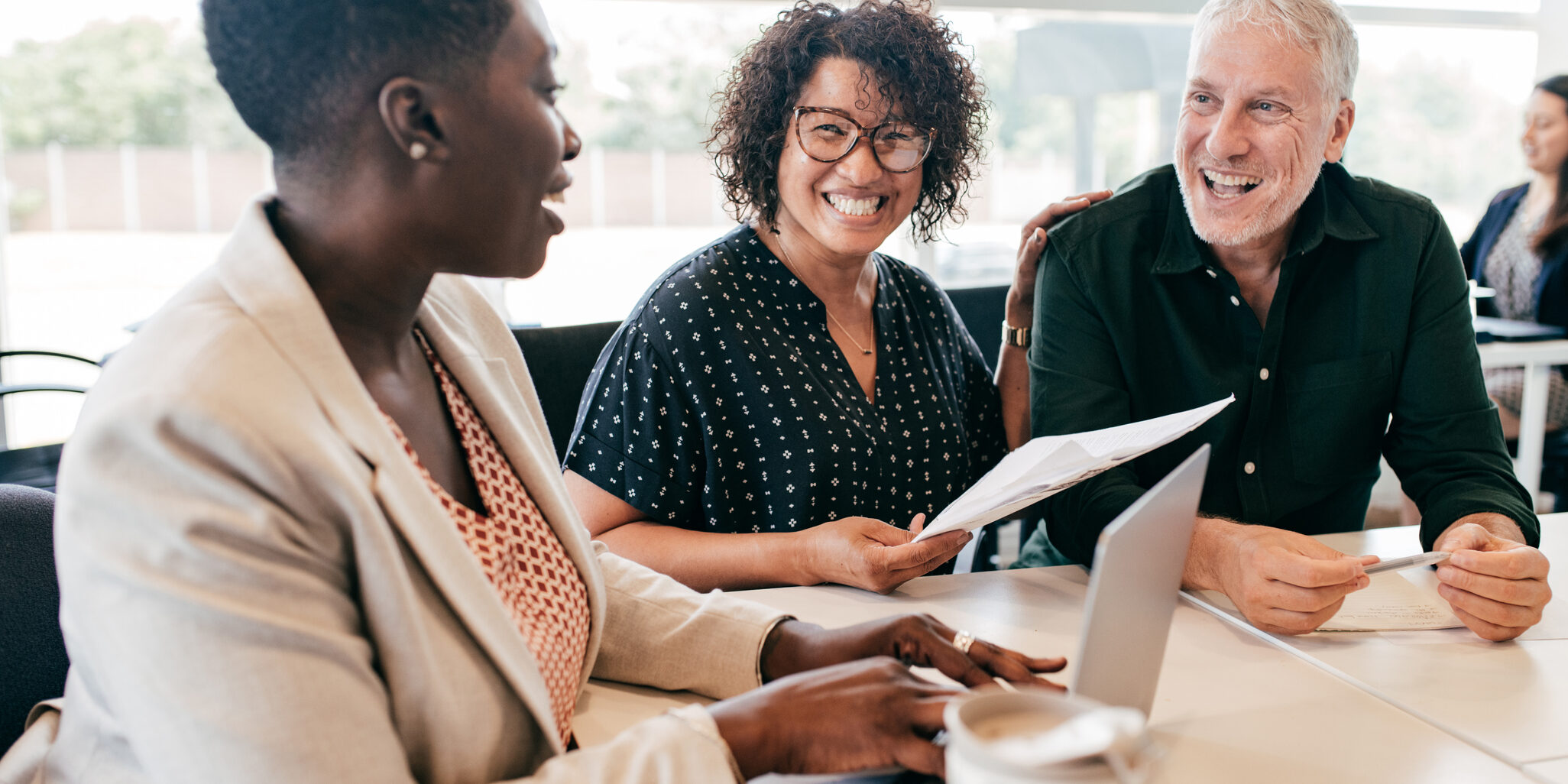 Financial planning for early retirement Business team in the office